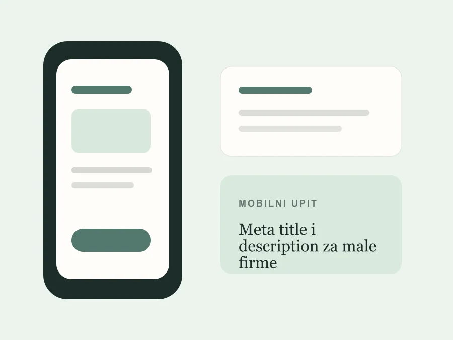 Mobilni prikaz rješenja za upite