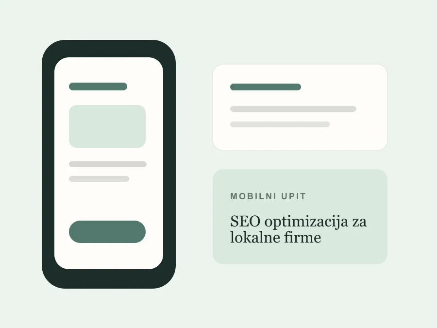 Mobilni prikaz rješenja za upite